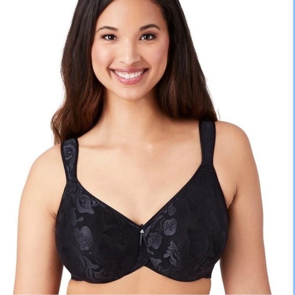 Wacoal - Awareness Supportive Comfortable Full Figure Underwire Bra -Black- 42DD